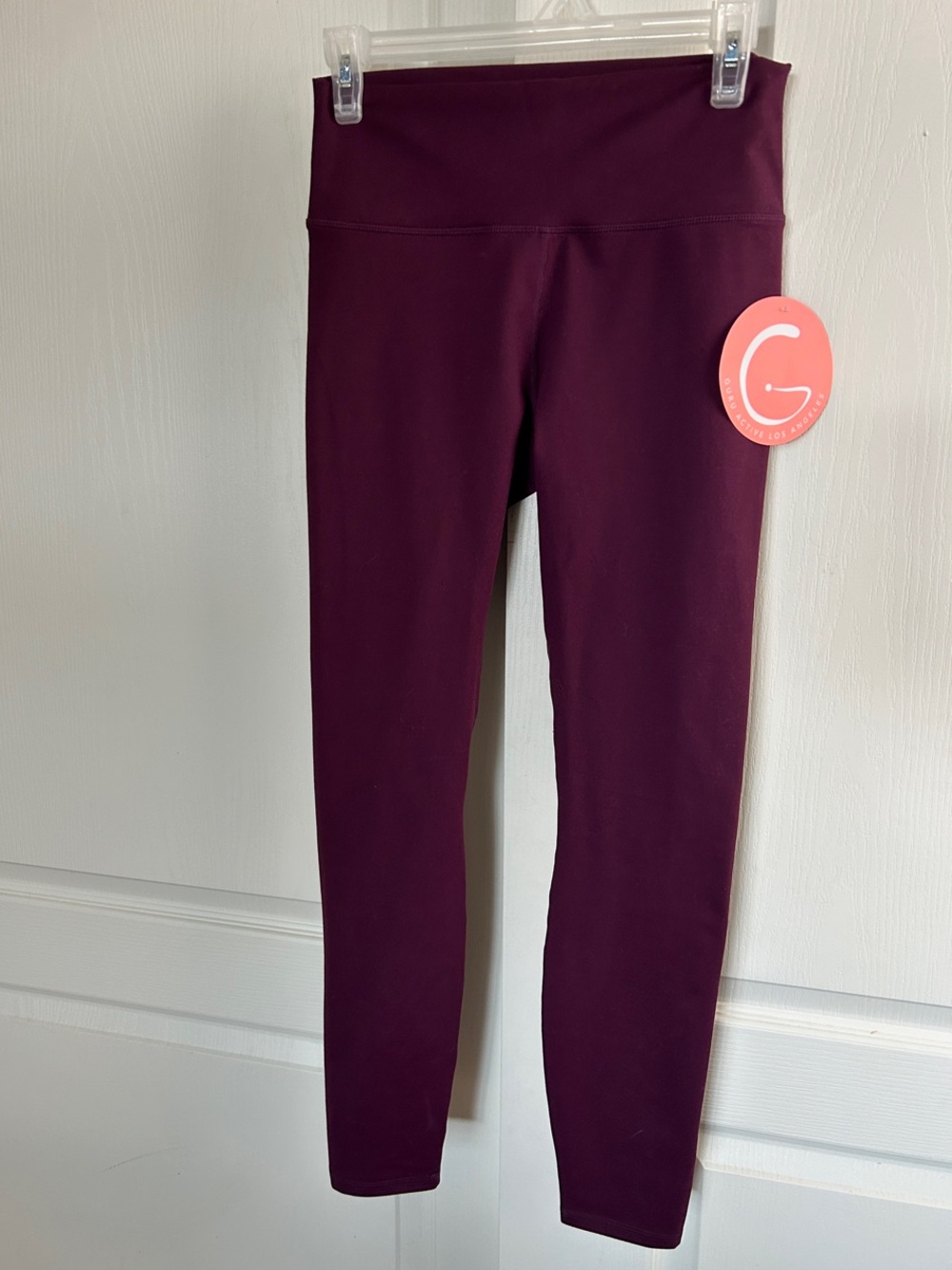 High-Rise Plum Performance Leggings
